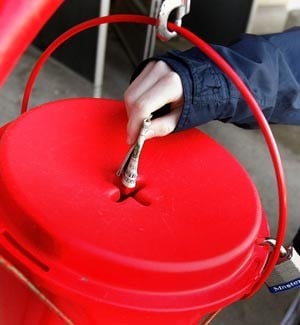 Salvation Army kettle