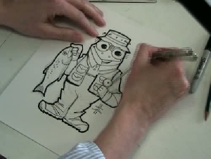 Dan Martin draws the Weatherbird