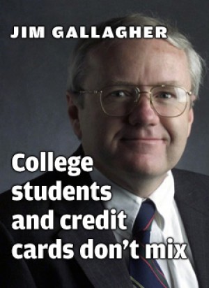 College students and credit cards don't mix