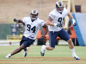 Rams shooting for league sacks title