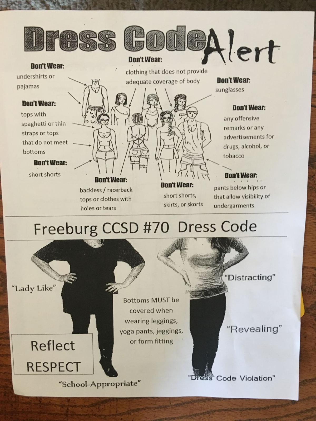 Dress Code Flier Sparks Controversy (Photo)