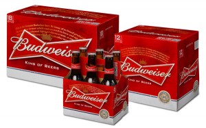 New packaging for Budweiser beers
