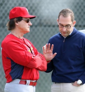 Mozeliak TLR The St. Louis Cardinals at spring training in Jupiter, Fla.