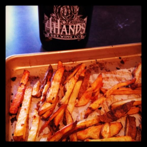 Beersoaked 'fries' are baked to crispy perfection Entertainment