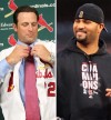 Mike Matheny and Albert Pujols