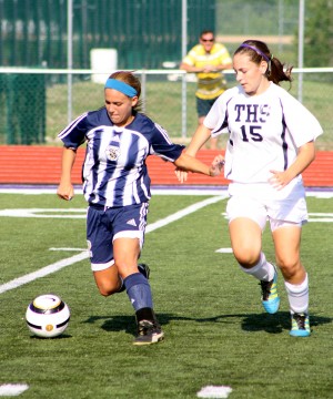 Timberland delivers birthday present, district win over rival