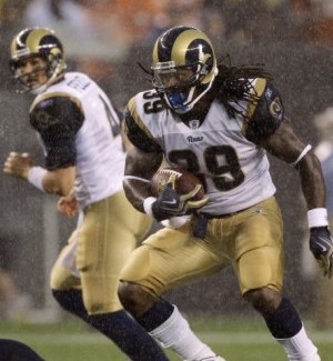 Rams running back Steven Jackson