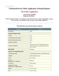 A-B InBev '314' Trademark Application