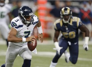 Rams lead 13-7 at halftime