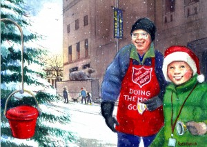 Salvation Army 2011 holiday card