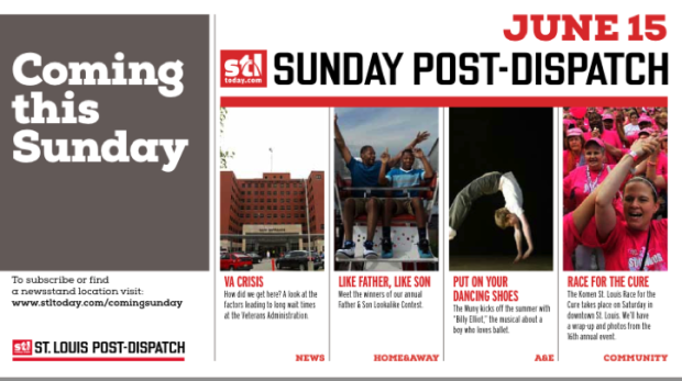 Coming this Sunday in the Sunday Post-Dispatch : News