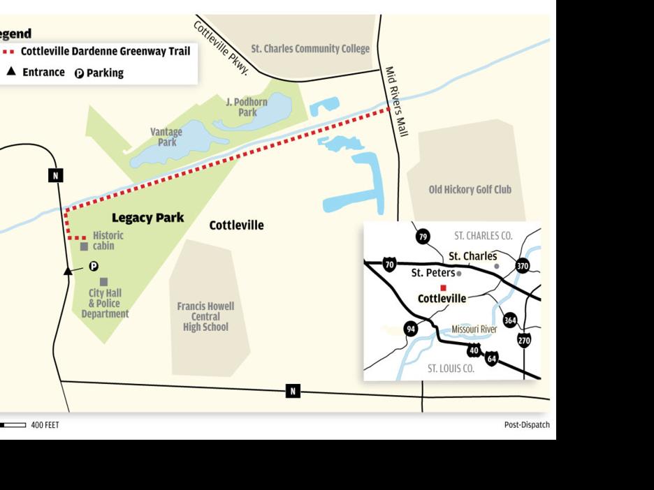 MAP Cottleville Dardenne Greenway Trail