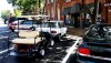 Golf carts in Soulard
