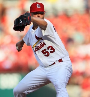 The St. Louis Cardinals played the Philadelphia Phillies at Busch Stadium in St. Louis, Mo.