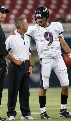 Spags and Bulger before the game