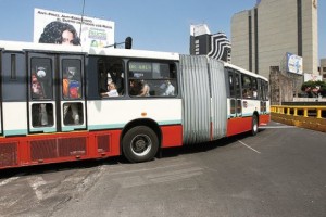 Articulated bus