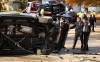 Burglary suspect wrecks after fleeing in Florissant
