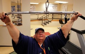 Obese exercising