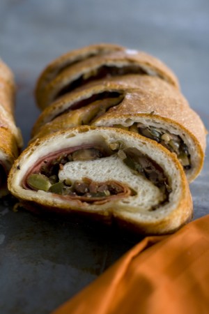 Food Super Bowl Stromboli