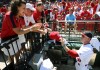 Colby Rasmus signs autographs