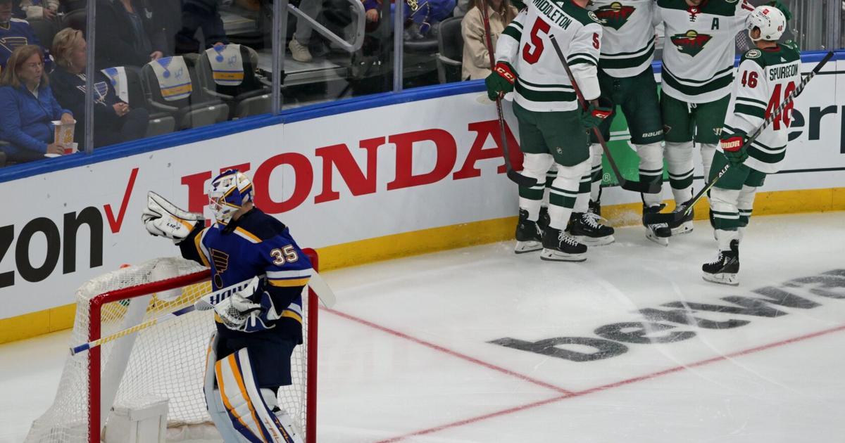 Blues lay an egg in 5-1 home loss to Wild