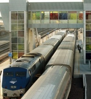 Amtrak trains in St. Louis