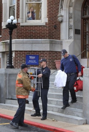 Unknown substance at Webster University