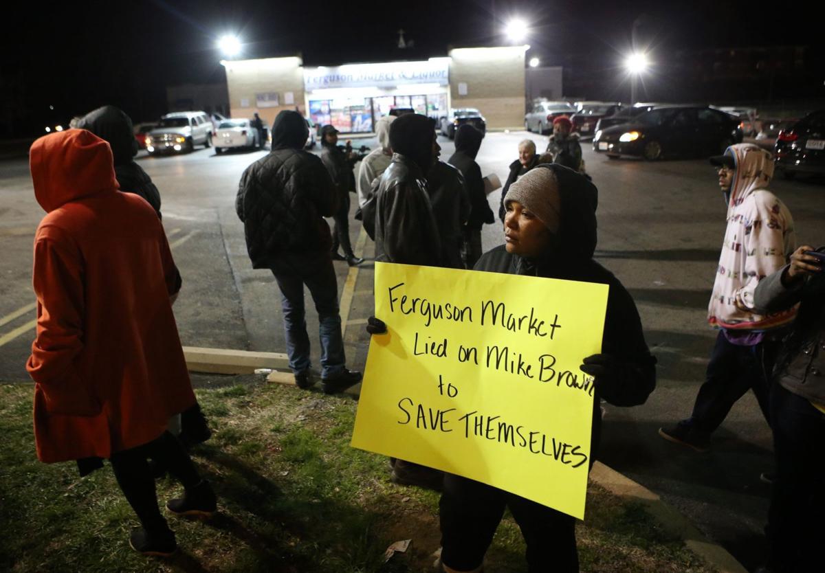 Arrest at Ferguson Market