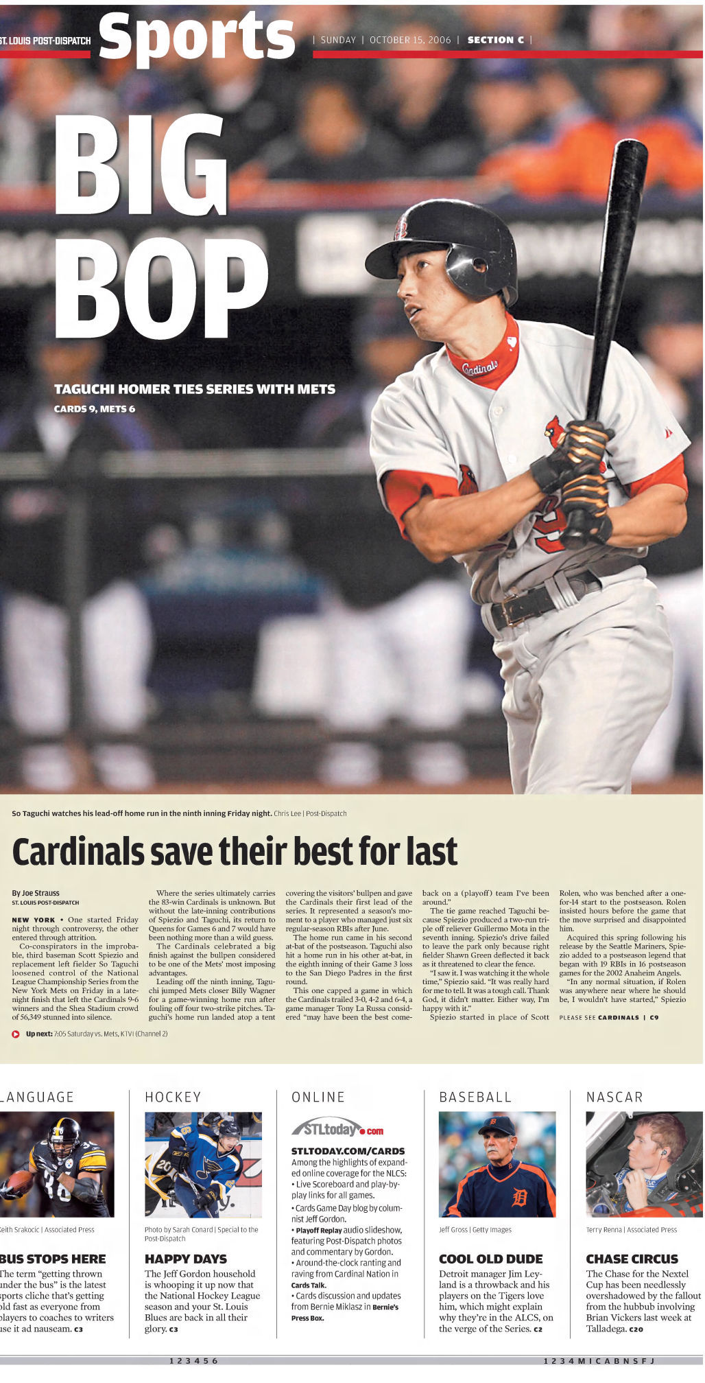 Pages of history: The 2006 St. Louis Cardinals postseason | St. Louis Cardinals | mediakits.theygsgroup.com