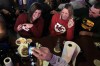Smokers inside Hot Shots Sports Bar & Grill in Fenton