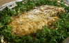 Baked halibut as prepared by Kris Arneson