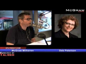 Deb Peterson surprises herself and questions Pres. Obama