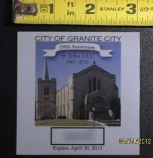 Granite City won’t require display of vehicle stickers with picture of church