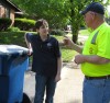 One man's trash in West County is this boy's treasure  