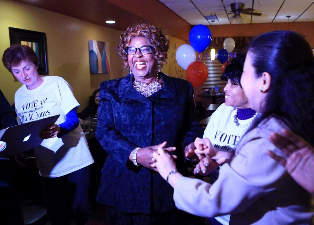 Ferguson candidates watch results