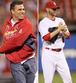 Jim Edmonds and Ryan Franklin