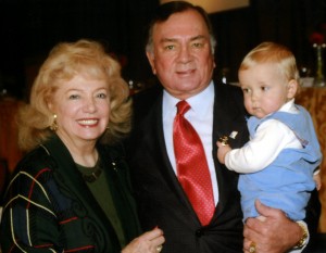 Jerry Clinton and Georgia Frontiere 