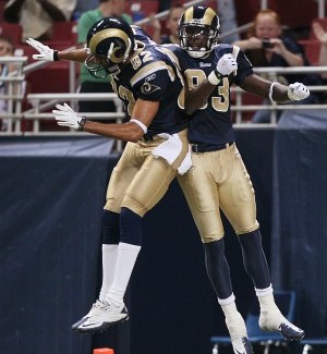 Jordan Kent and Brandon McCrae celebrate