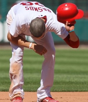 Rasmus shows frustration