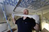 Cleaning a hospital room at St. John's