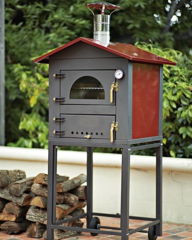 High & Low: Wood-fired outdoor pizza oven : Lifestyles
