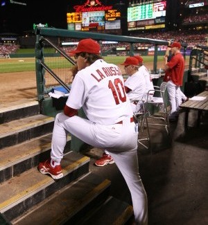 La Russa from the dugout