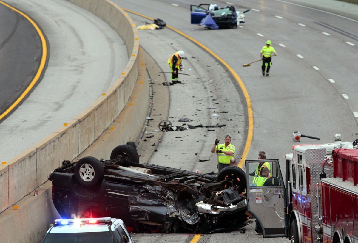 Interstate 64 East shut down in Chesterfield after wrongway crash(02)