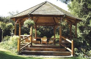 Gazebo has outdoor living space covered : suburban journals branding