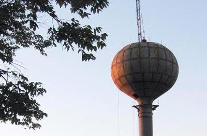 Logos being considered on new water tower : suburban journals branding