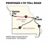 Proposed I-70 toll road
