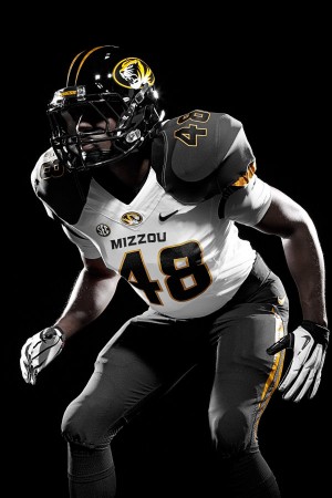 Mizzou's new white football jerseys