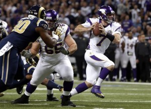 Rams trail Vikes 36-22 in fourth quarter