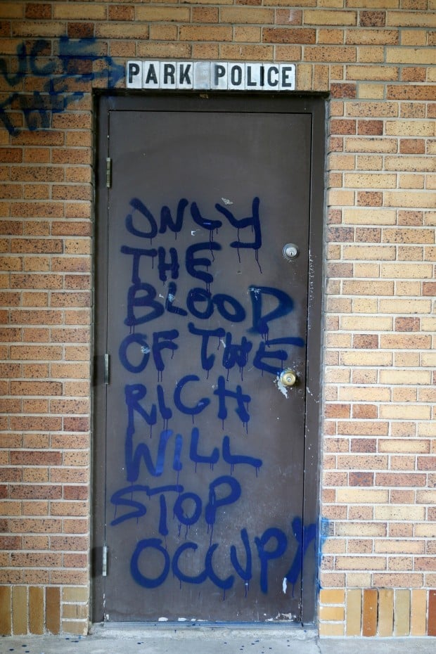 St. Louis park hit by pro-Occupy graffiti : News