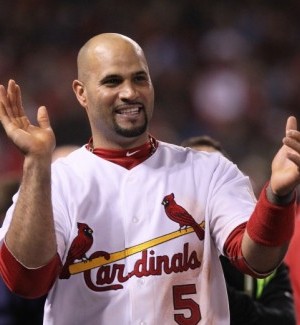 Pujols claps World Series Game 6